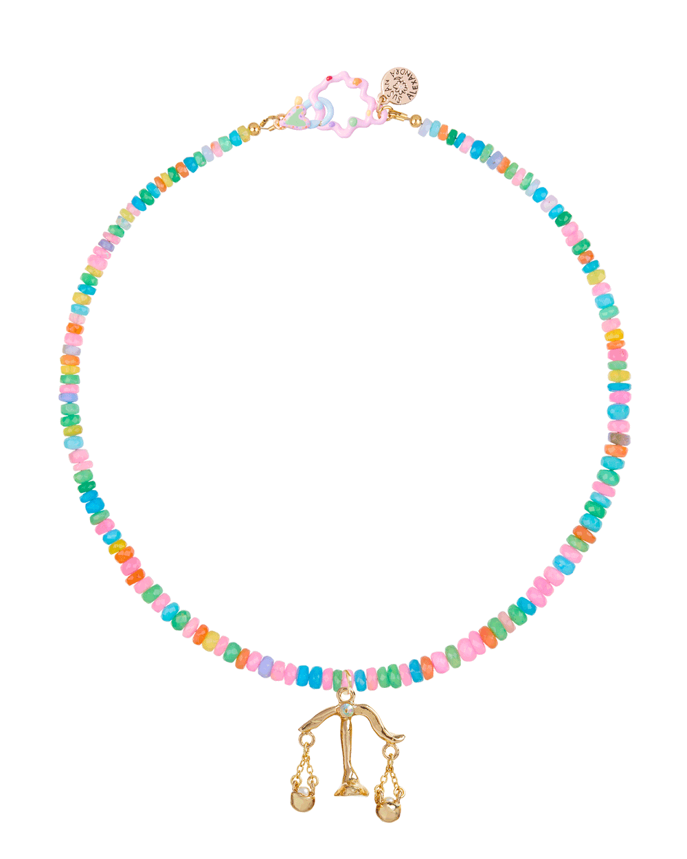 *Make Your Own* Chantilly Opal Zodiac Necklace