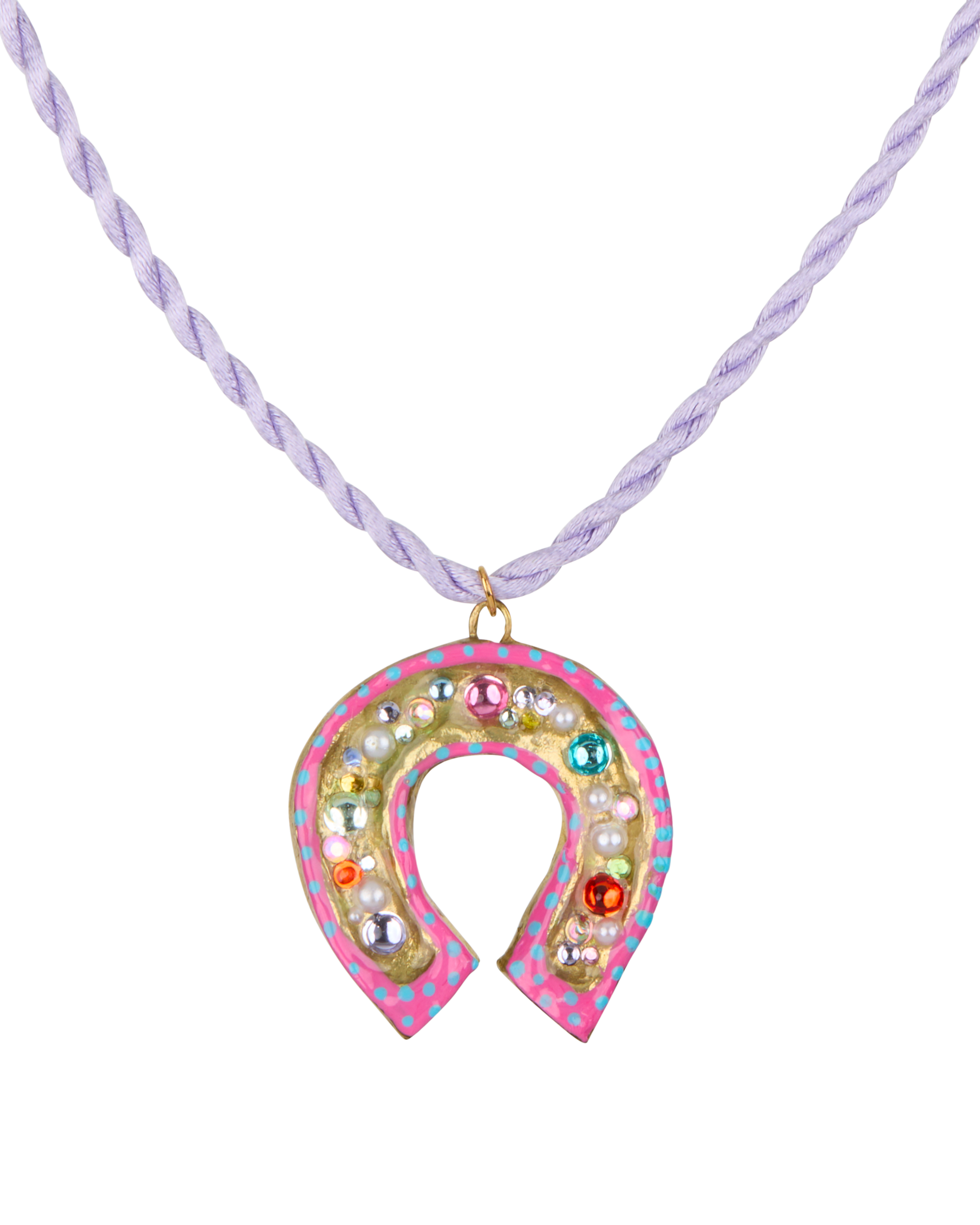 ミュージシャン MACARONI WESTERNS HORSE SHOE NECKLACE Dolly Horseshoe Necklace – Susan Alexandra