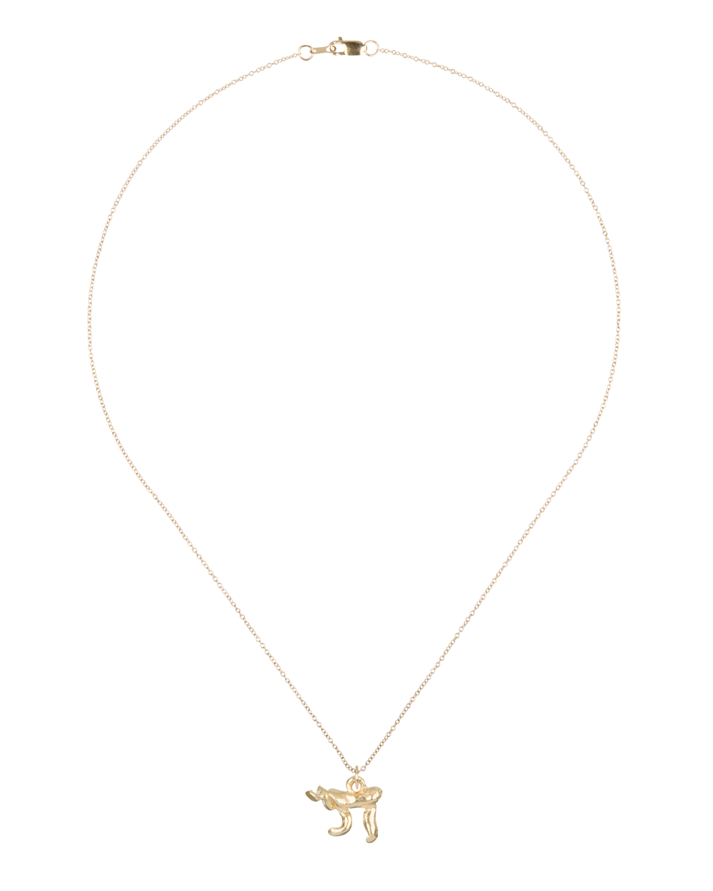Chai Necklace in 14k Gold