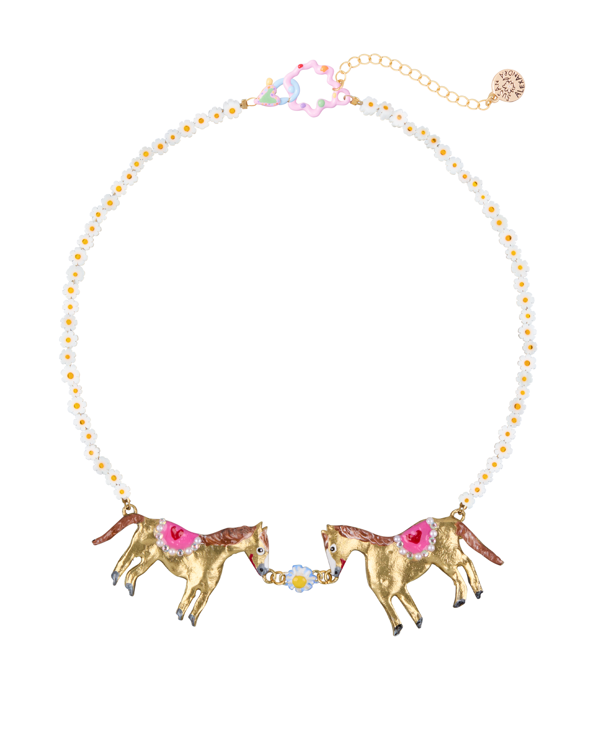 Kissing Horses Necklace – Susan Alexandra
