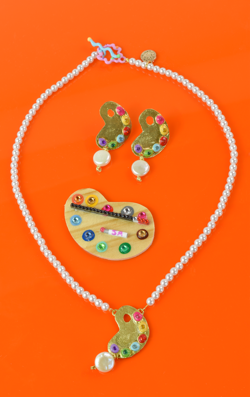 Paint Palette Necklace