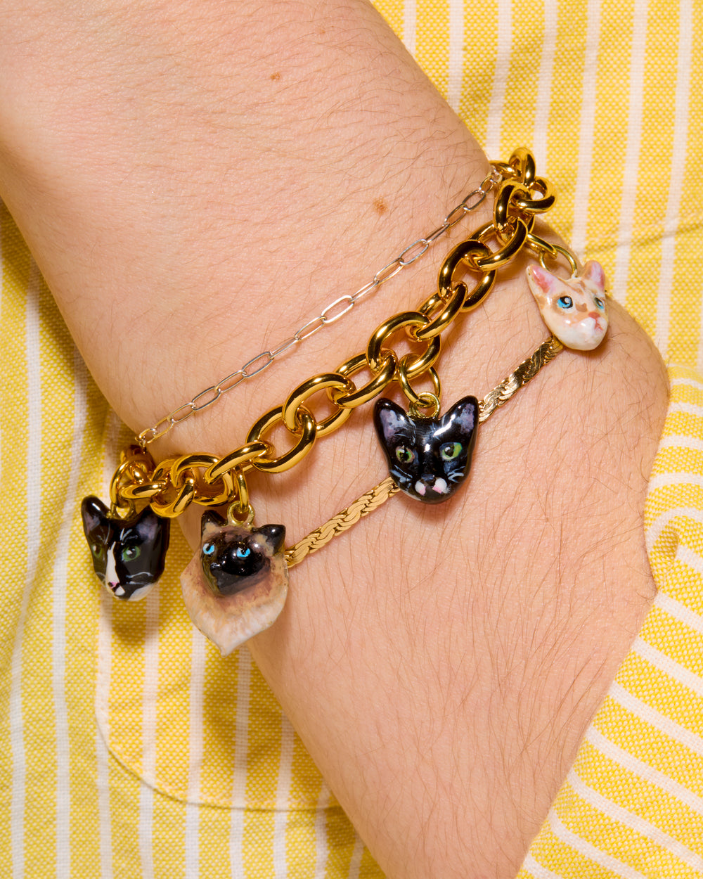 *CUSTOM* Pet Portrait Bracelet in Bronze