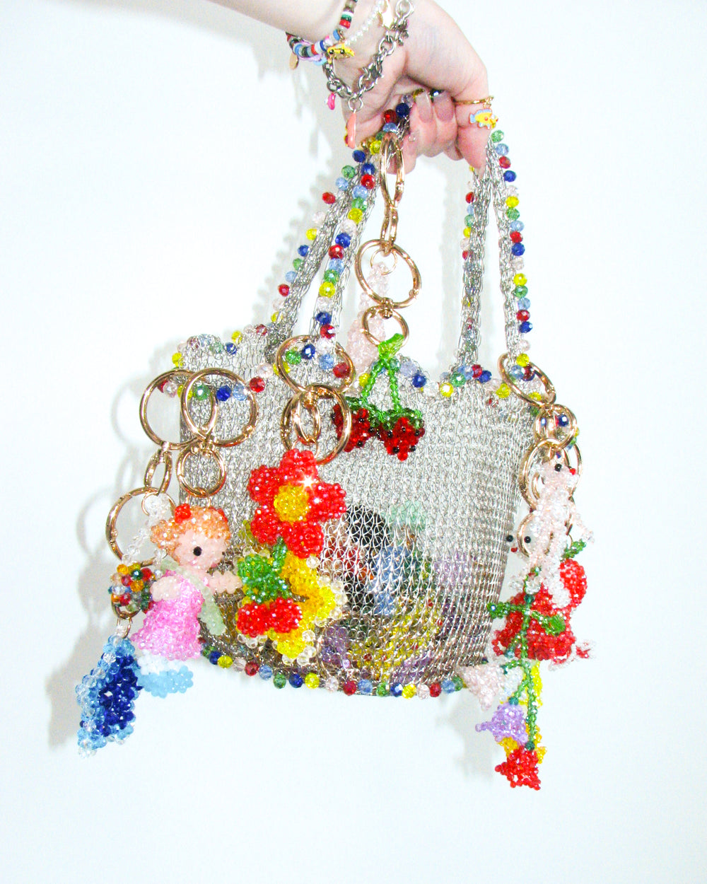 Anime Flower Bag Charm