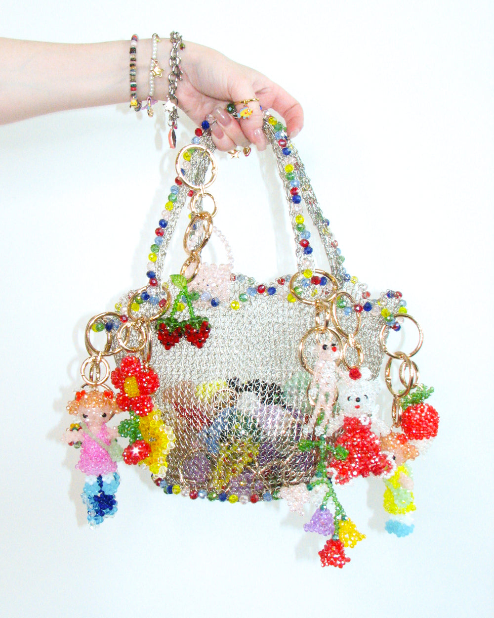 Anime Flower Bag Charm