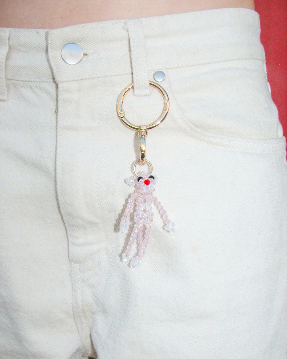 Pale Panther Bag Charm