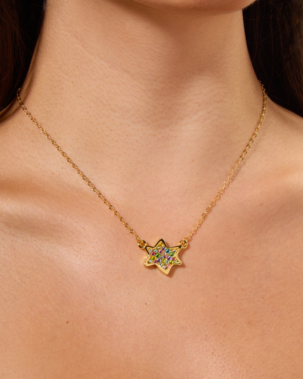 Stardust Memory Necklace in Bronze