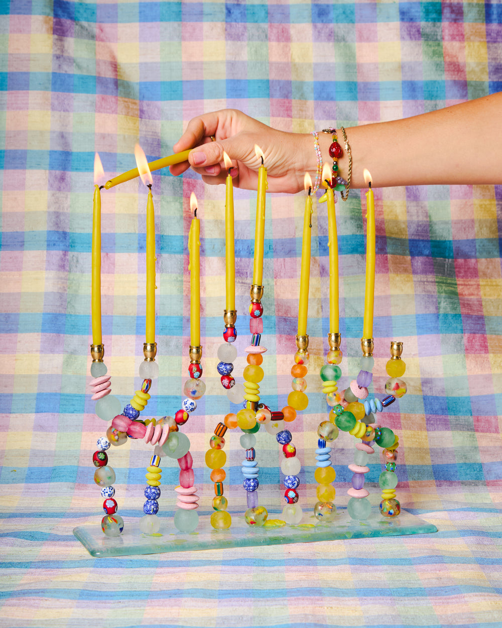 Beeswax Menorah Candles