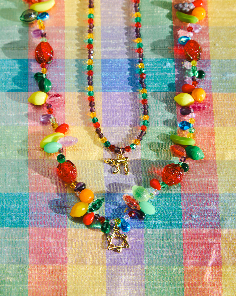 Chai Necklace in Bronze