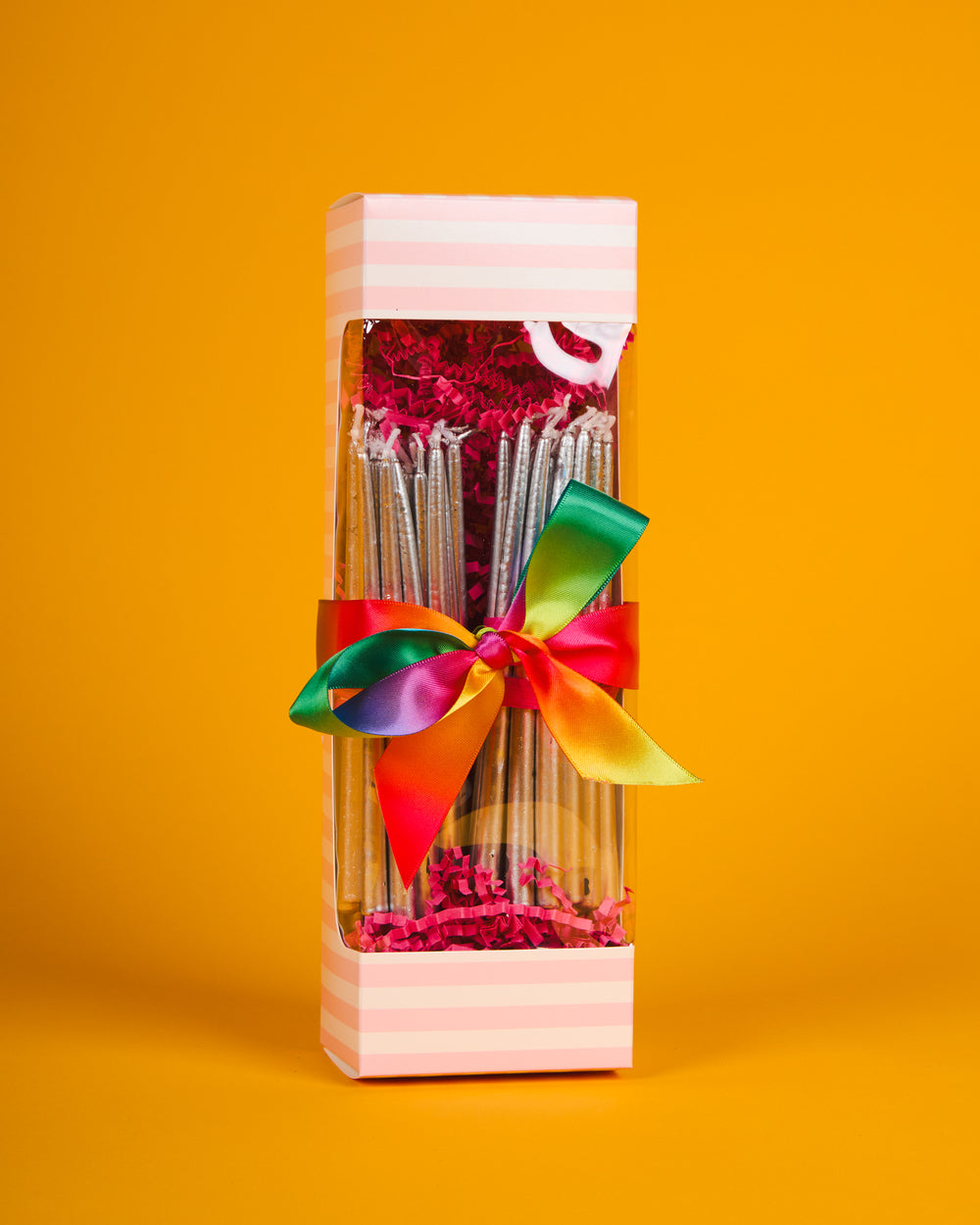 Silver Menorah Candles