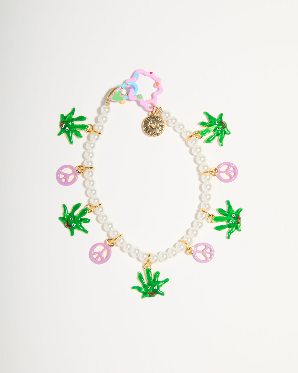 SAMPLE SALE Tiny Joys Bracelet on Pearly Chain