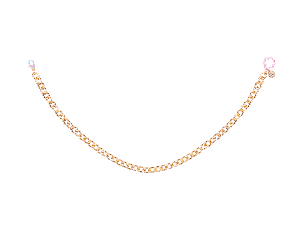 Tiny Joys Necklace on Chunky Chain
