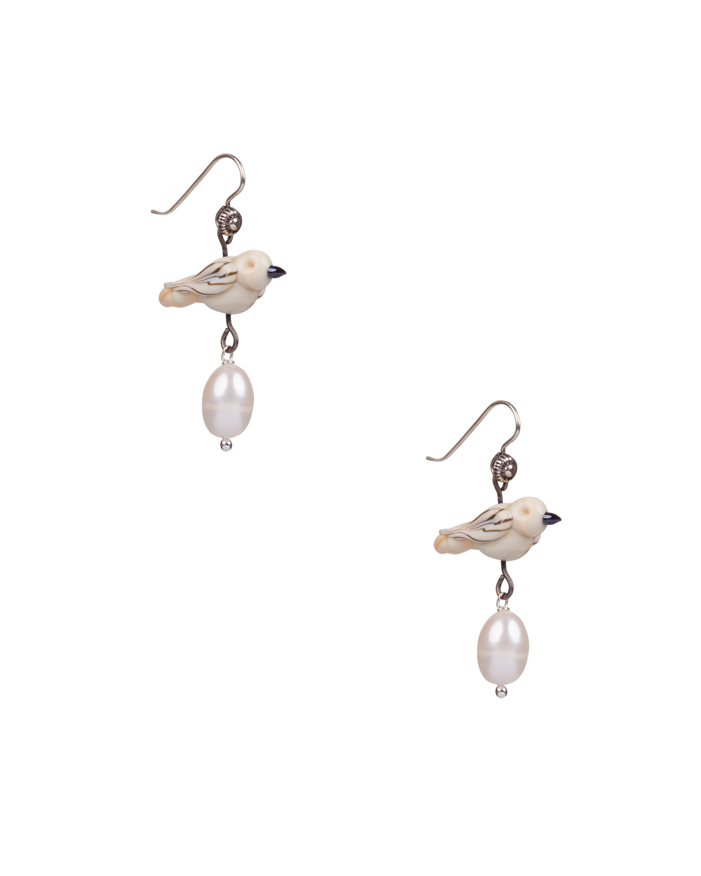 Alexis Berger Dove Pearl Earrings