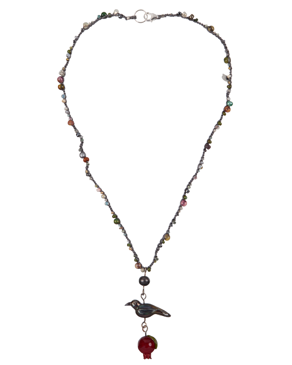 Alexis Berger Raven Pomegranate Necklace