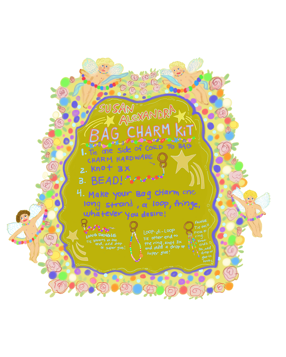 Bag Charm BEAD-I-Y Kit