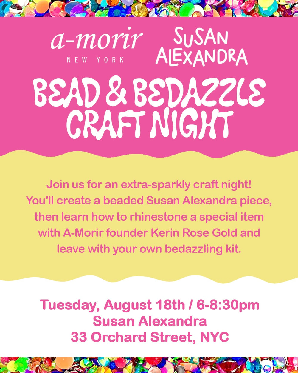 Bead and Bedazzle Craft Night