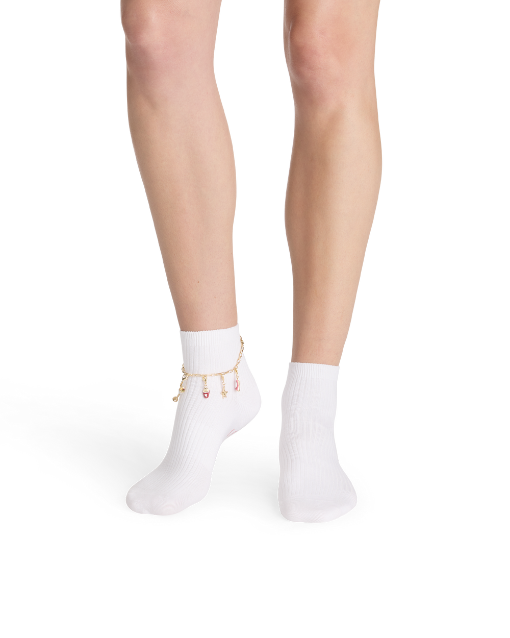 Bombas x SA Charms and Anklet Quarter Socks