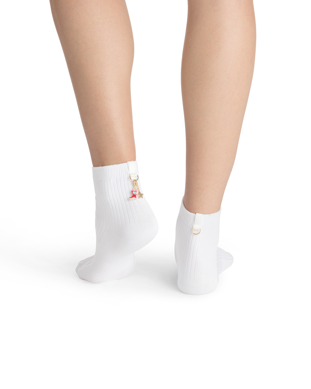 Bombas x SA Charms and Anklet Quarter Socks