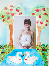 Load image into Gallery viewer, Kissing Swans Necklace