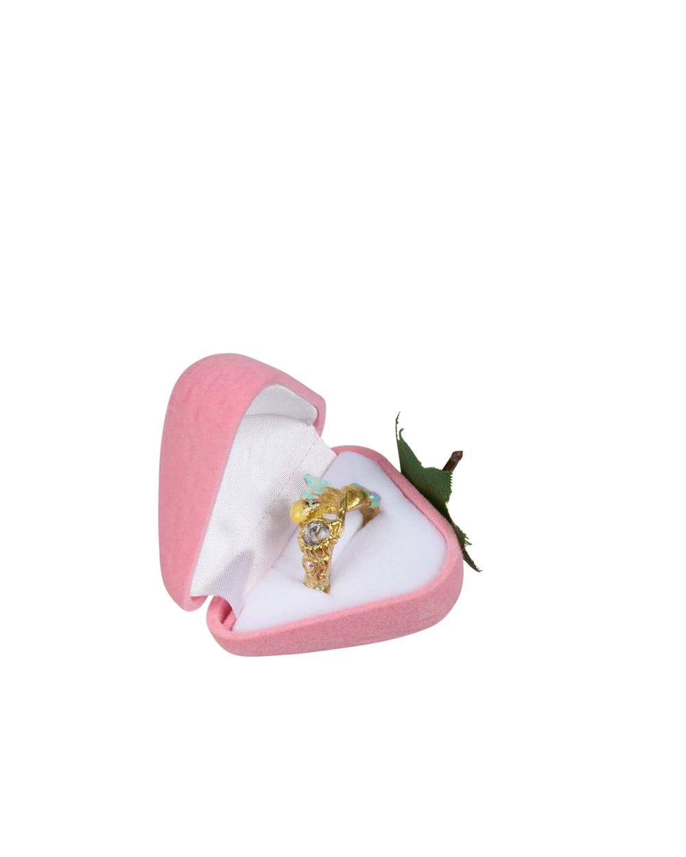 Sweet Strawberry Ring Box