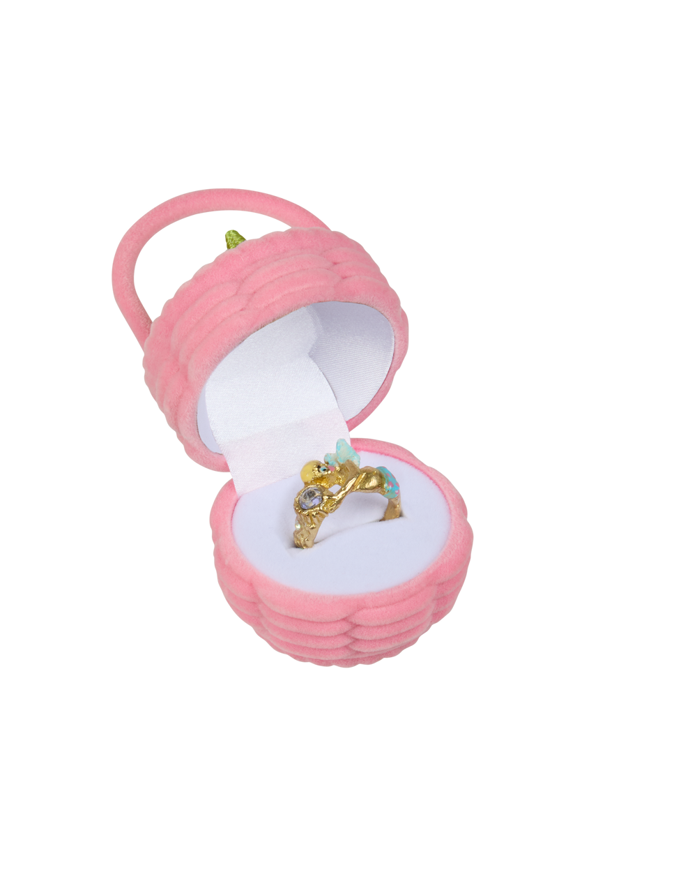 Flower Basket Ring Box