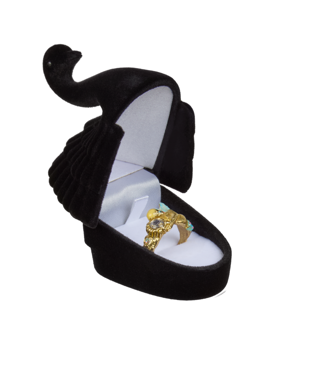 Black Swan Ring Box