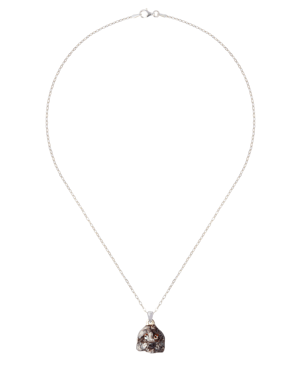 *CUSTOM* Pet Portrait Necklace in Silver Susan Alexandra