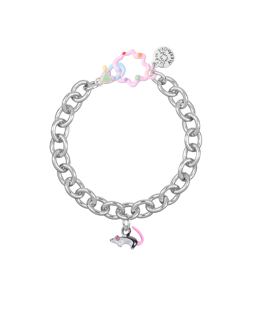 Chrome Chunky Tiny Joys Bracelet