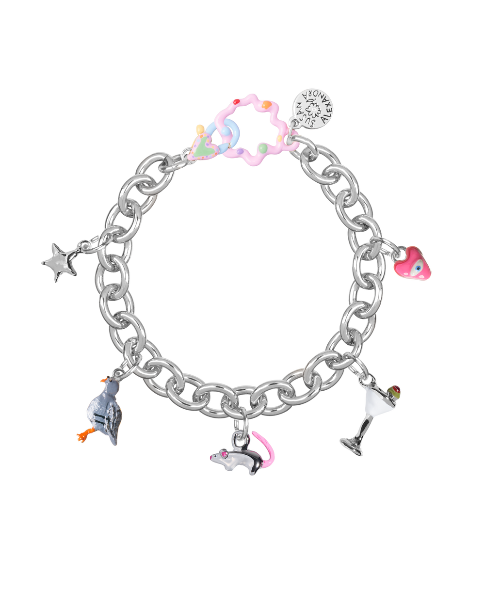 Chrome Chunky Tiny Joys Bracelet