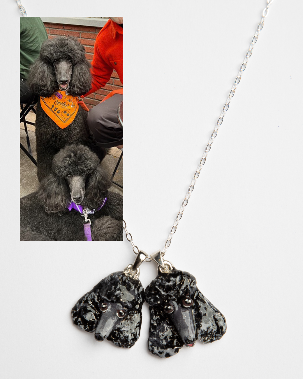 Custom pet 2025 portrait necklace