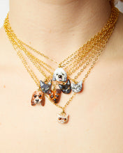Load image into Gallery viewer, *CUSTOM* Pet Portrait Necklace in Bronze