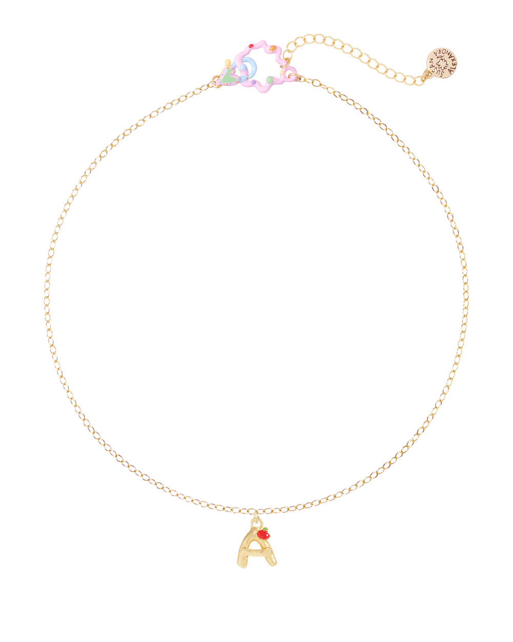Bronze Initial Necklace