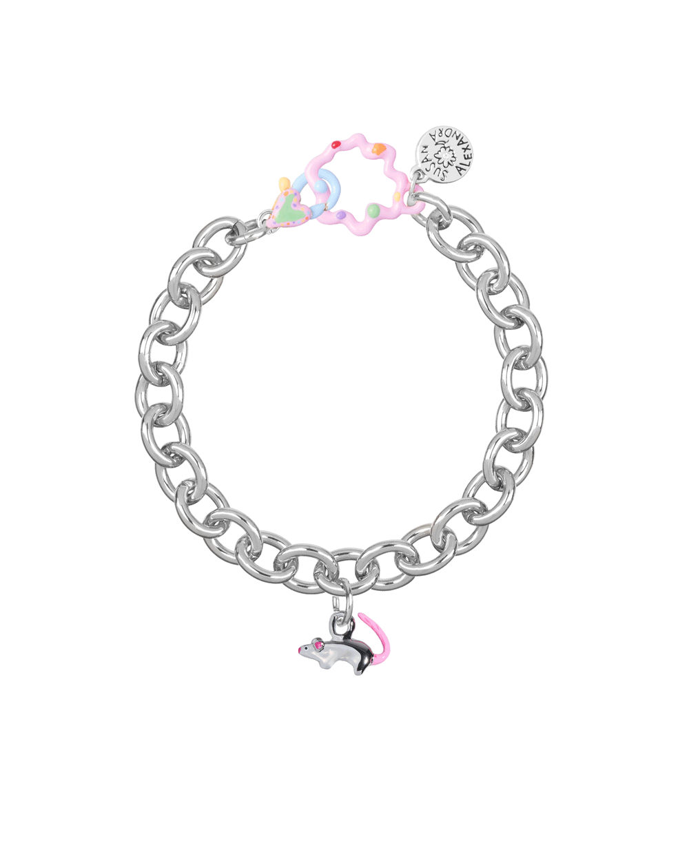 Chrome Chunky Tiny Joys Bracelet