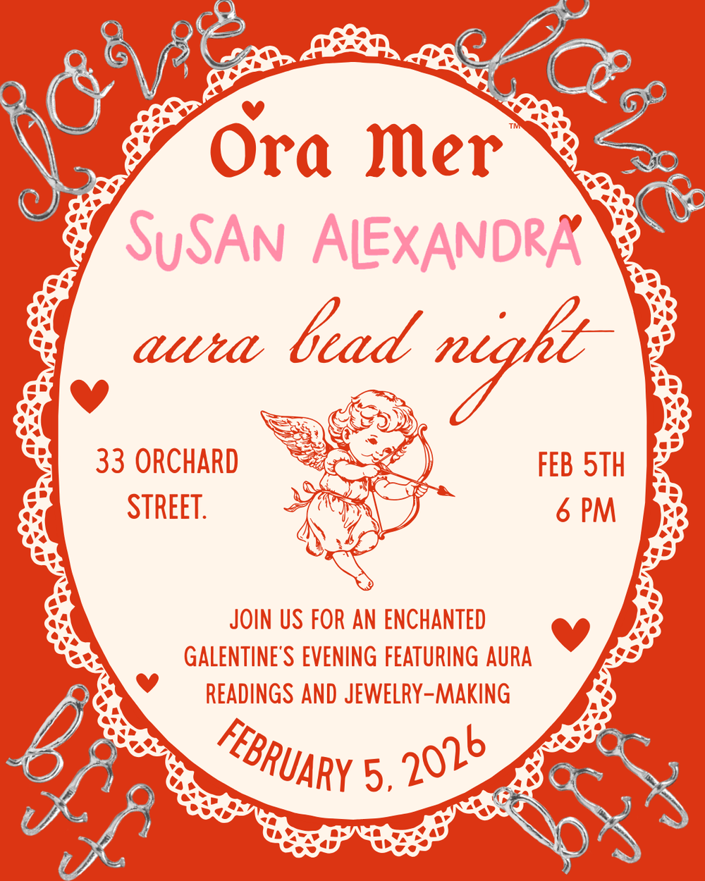 Galentine's Aura Reading Bead Night with Ora Mer!