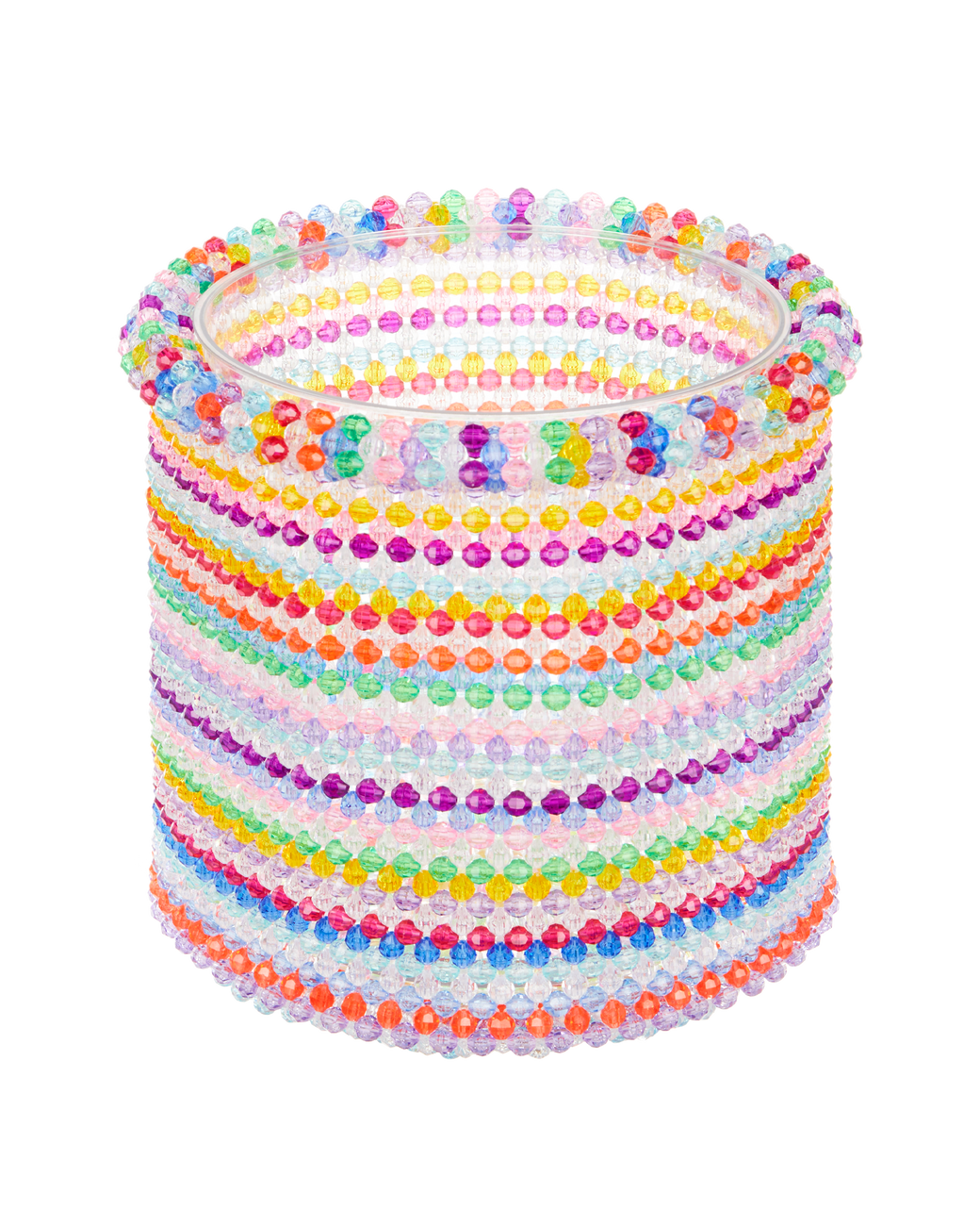 Beaded Trash Can