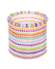 Beaded Trash Can
