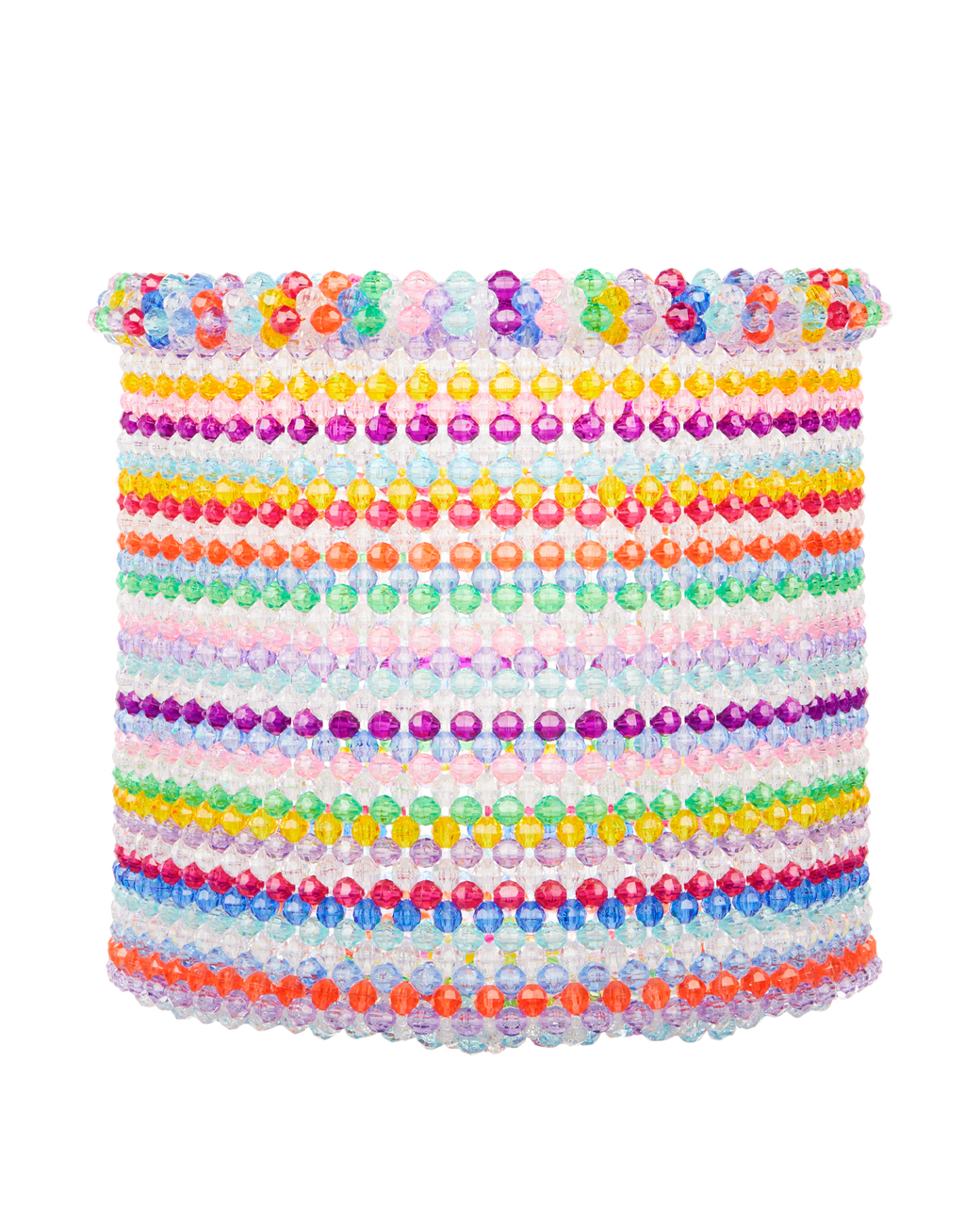 Beaded Trash Can