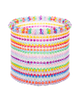 Beaded Trash Can