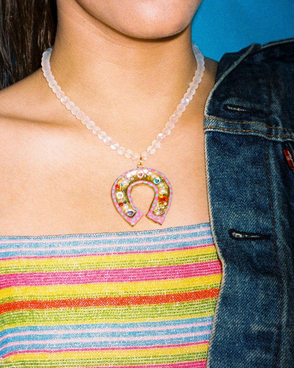 Dolly Horseshoe Necklace