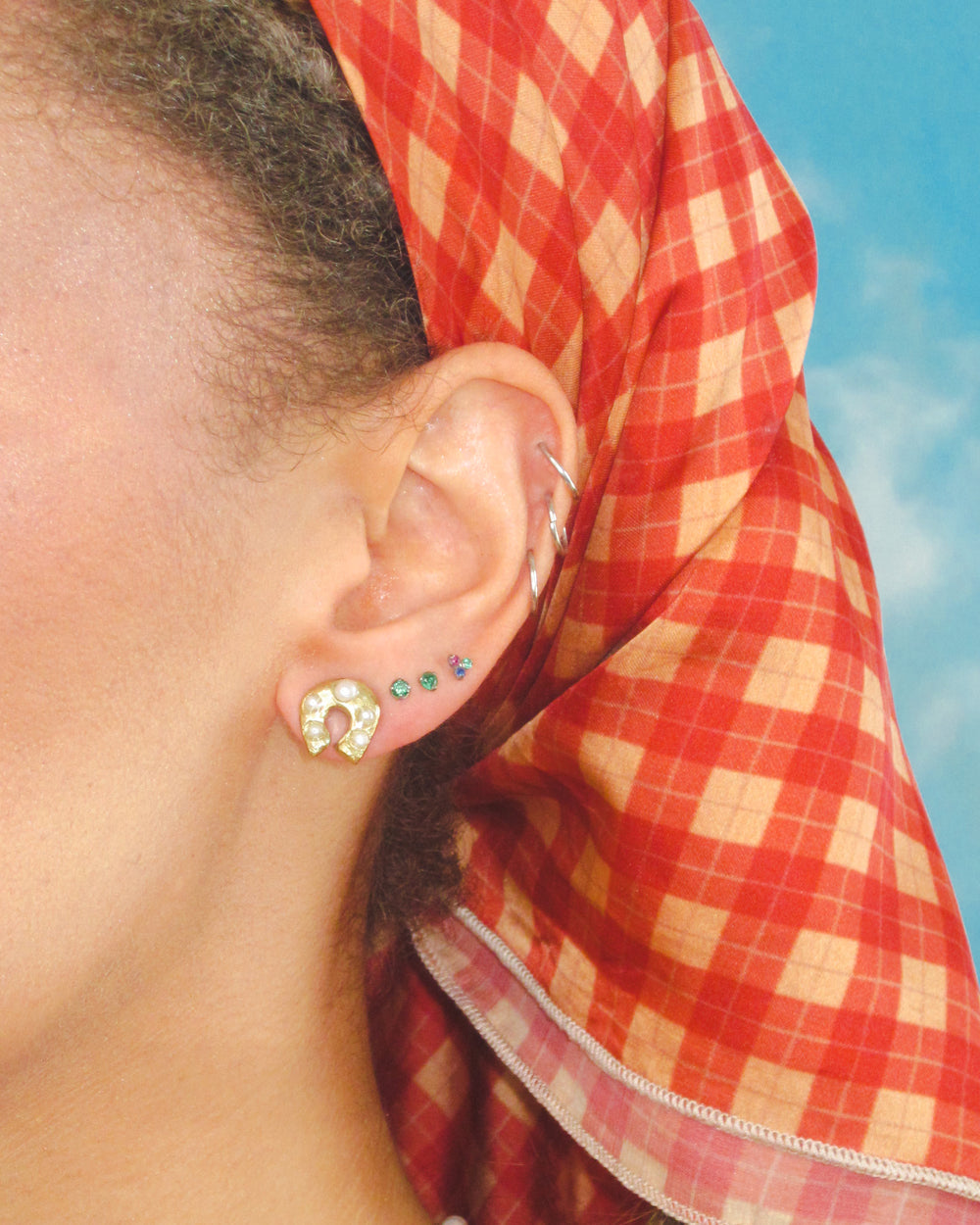Lucky Horseshoe Studs
