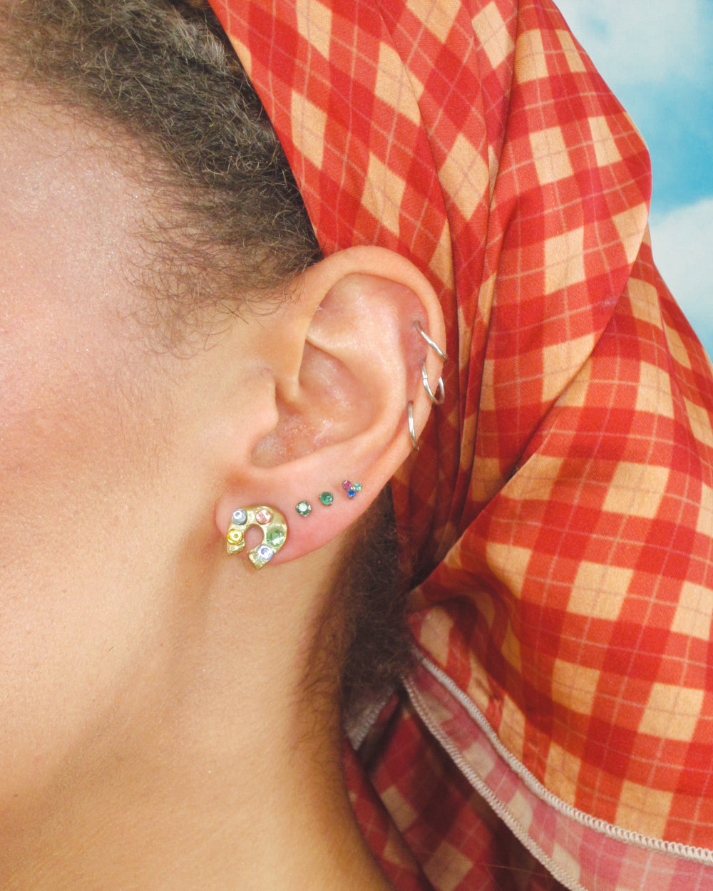 Lucky Horseshoe Studs