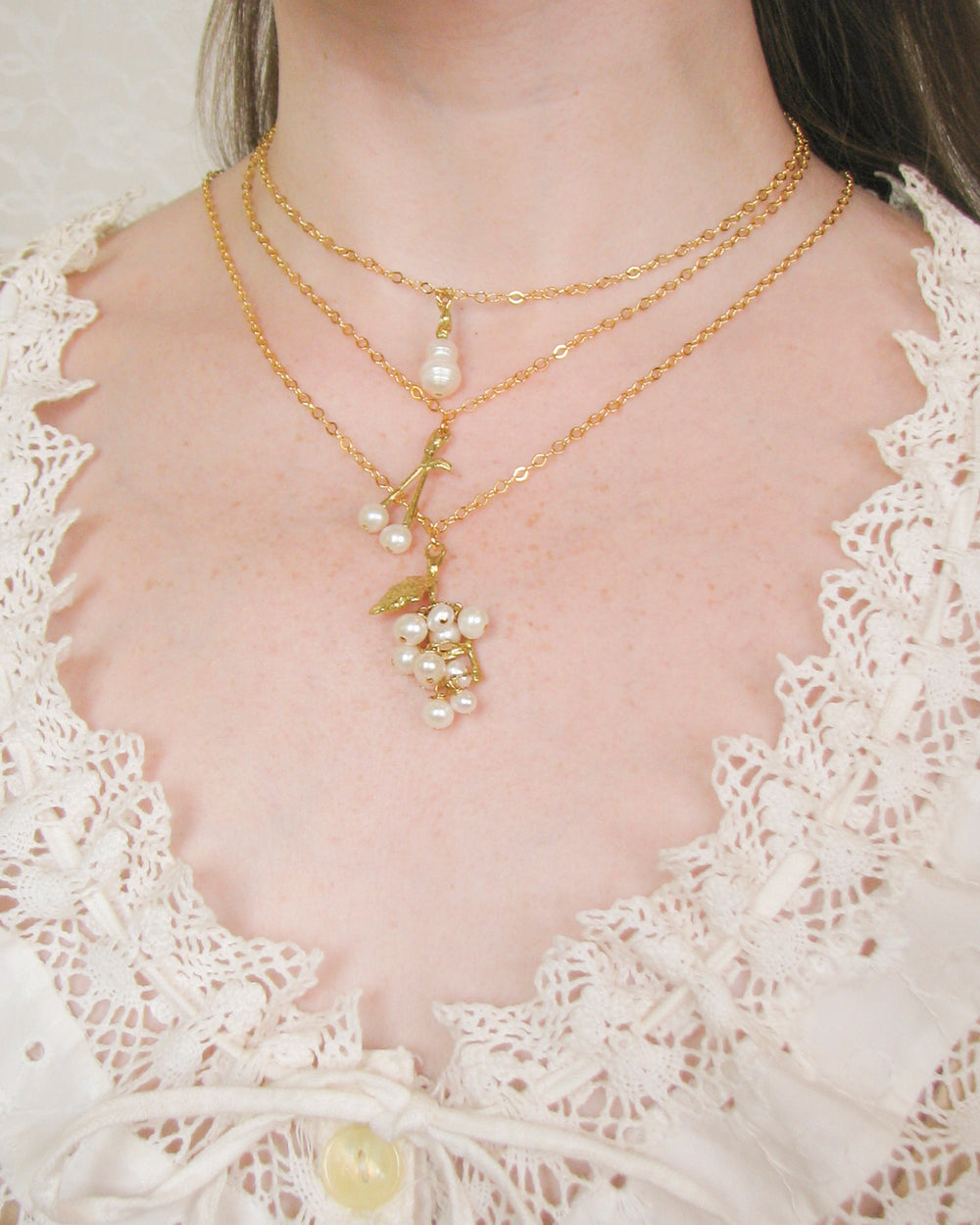 Cherry Pearl Earrings Susan Alexandra