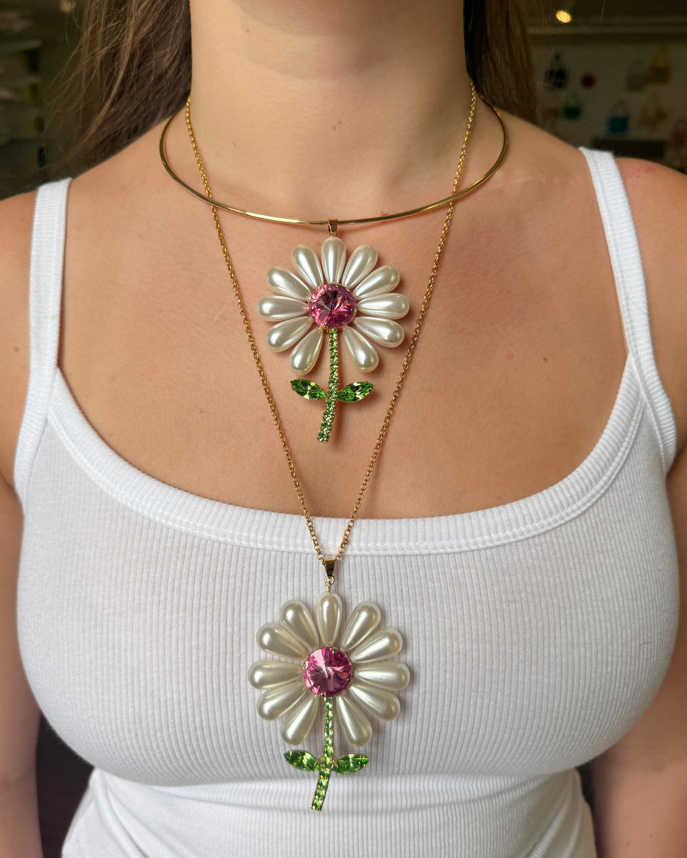 Marguerite Cuff Necklace