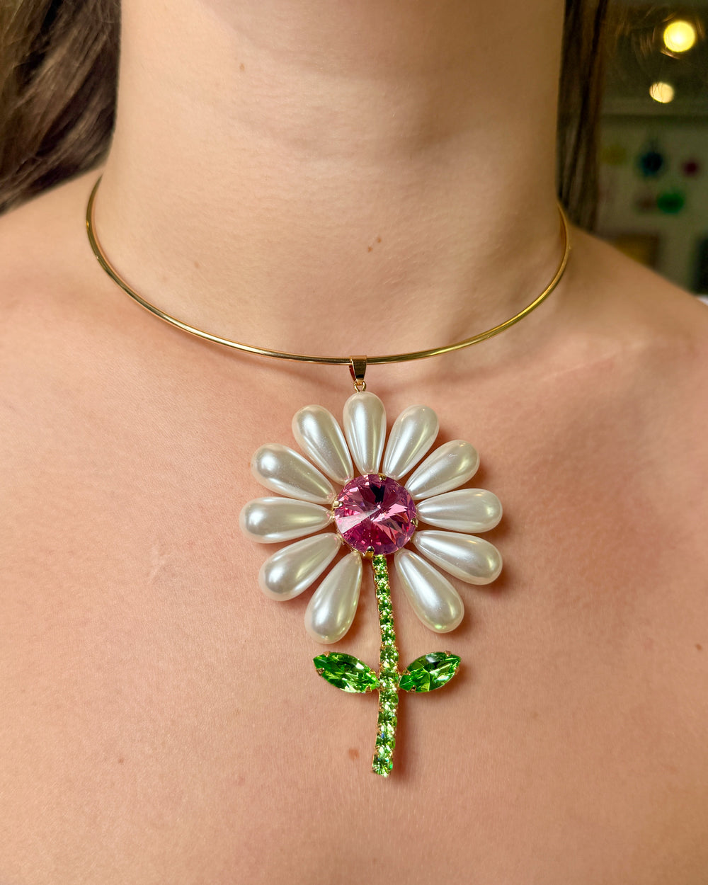 Marguerite Cuff Necklace
