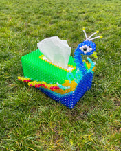 Load image into Gallery viewer, Peacock Tissue Box