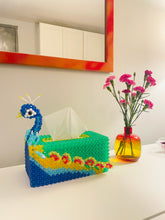 Load image into Gallery viewer, Peacock Tissue Box