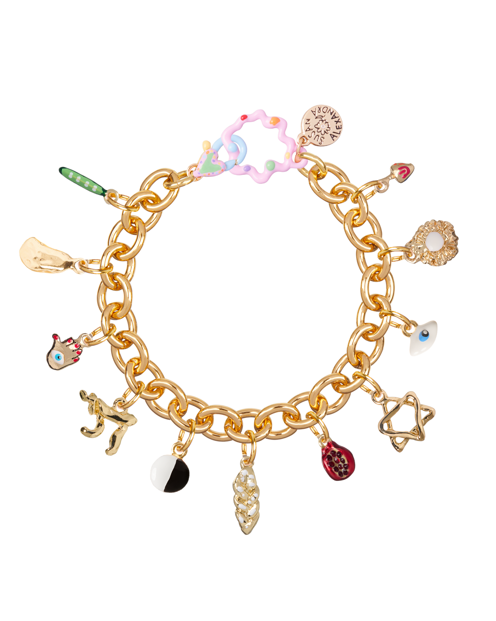 Jewish Gilt Bracelet