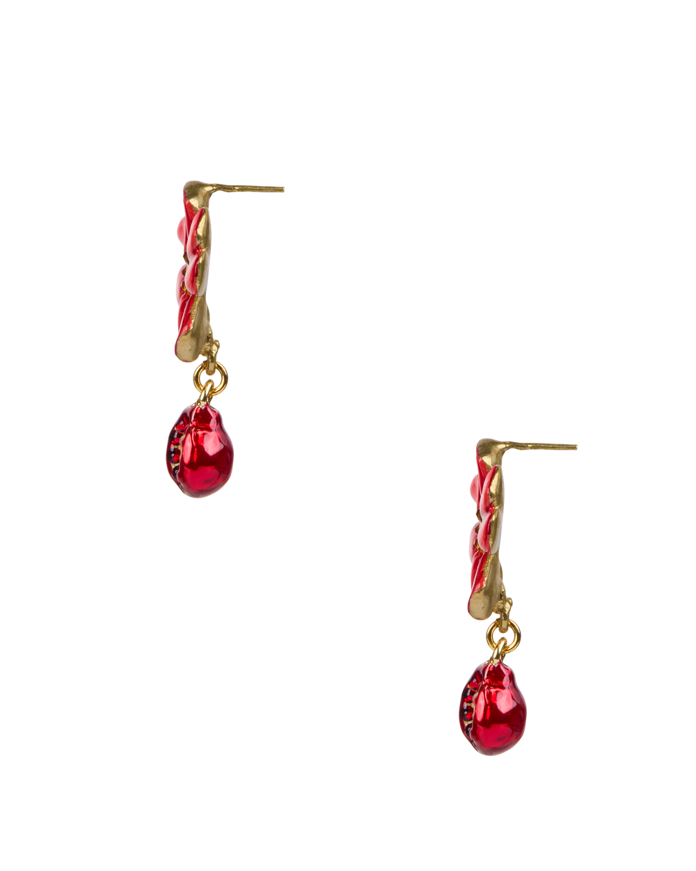 Pomegranate Flower Earrings