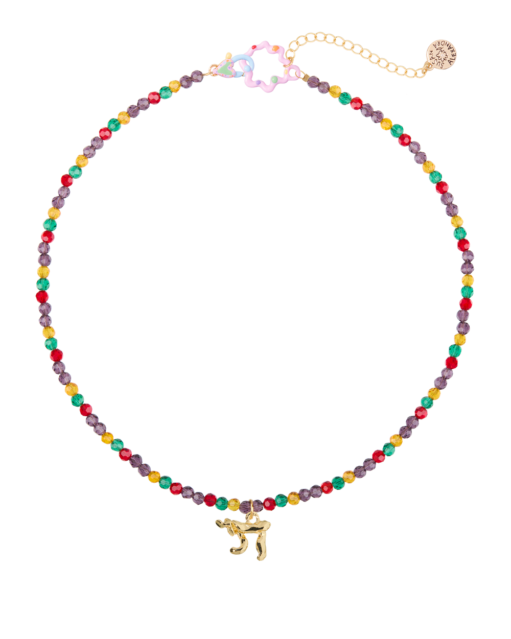 Chai Necklace in Bronze