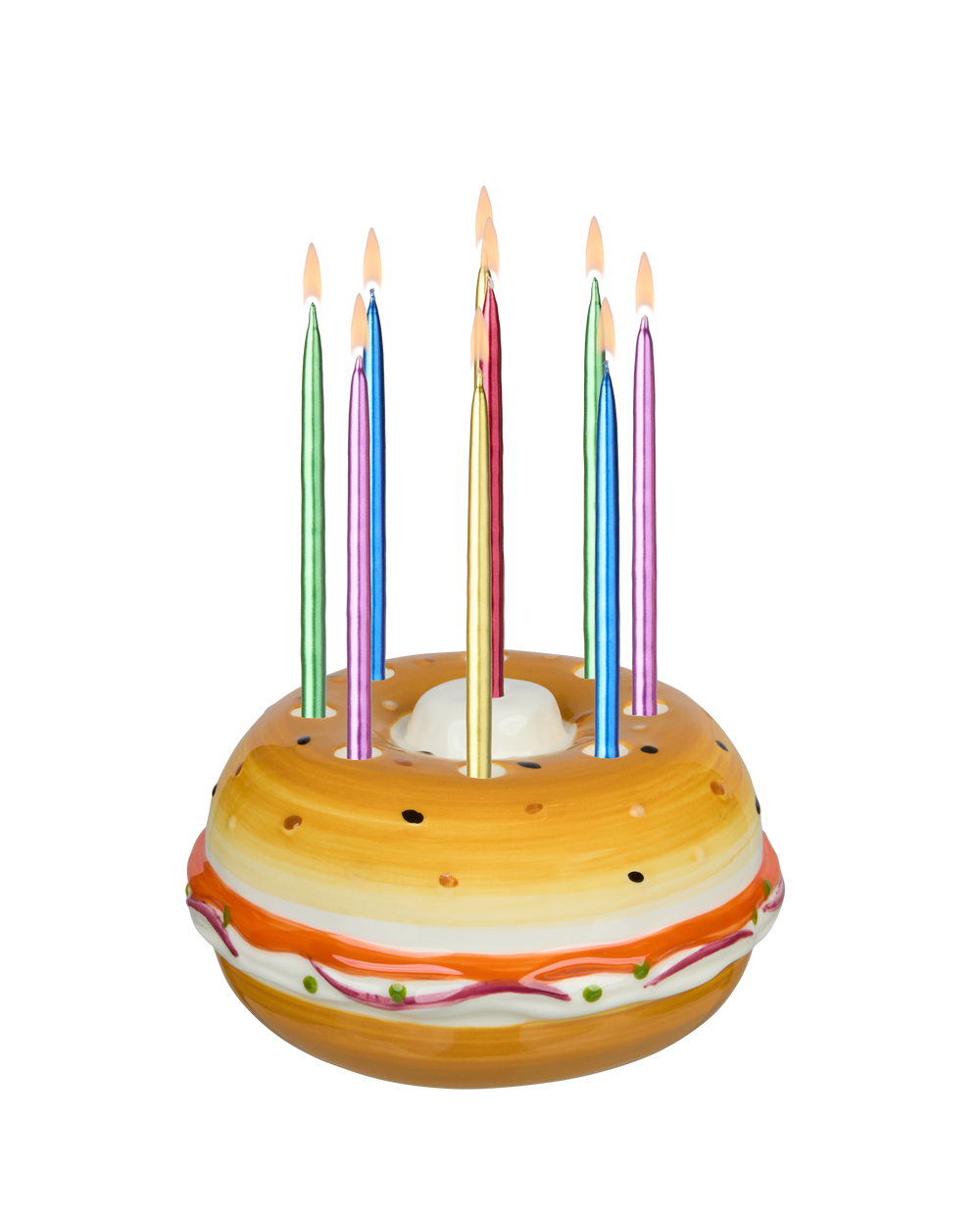 The Works Bagel Menorah
