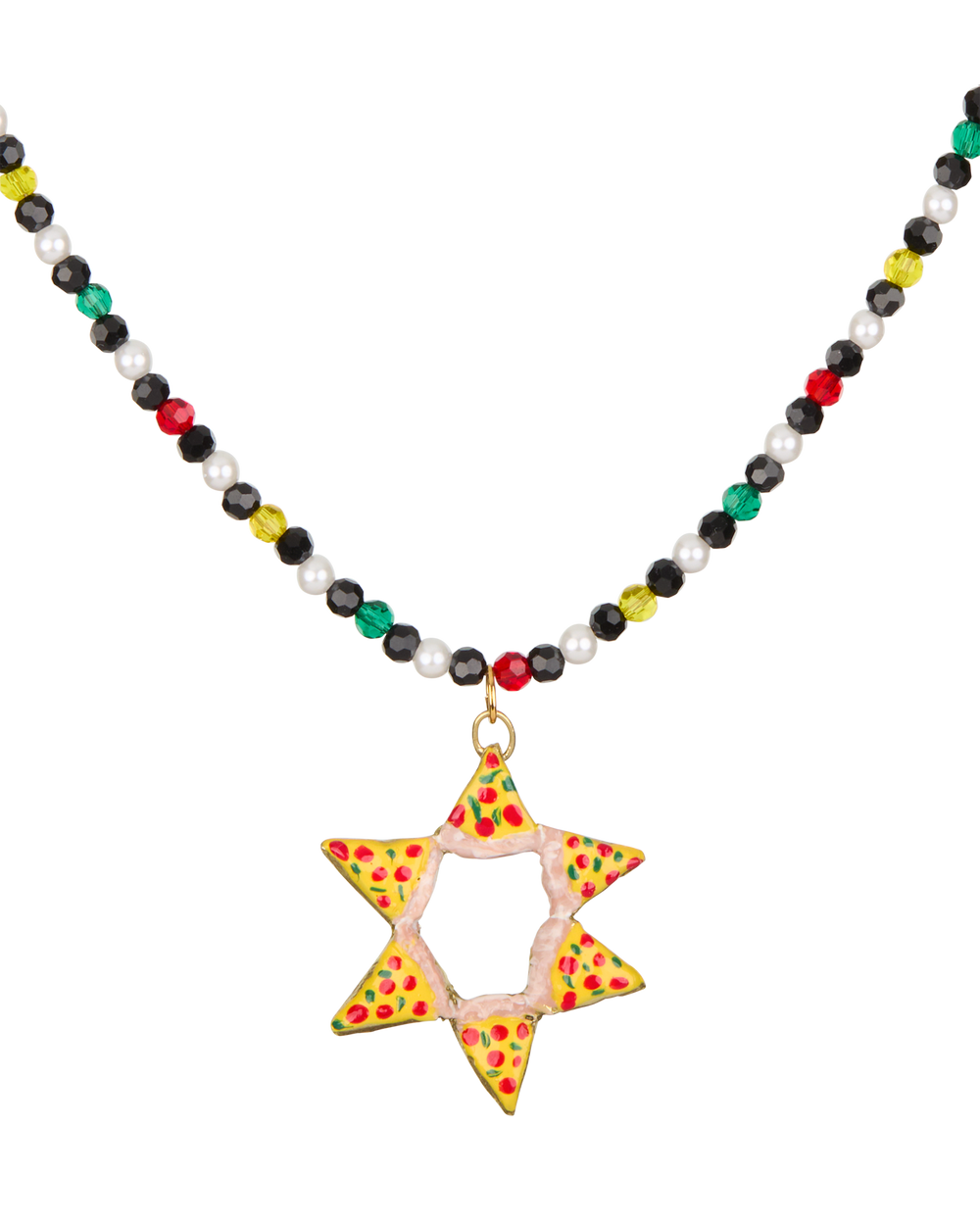 Pizza Star Necklace